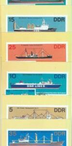 83633 - GERMANY DDR - Postal History - Set of 6  MAXIMUM CARDS - Ships  1982
