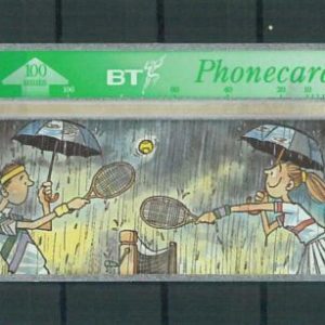 67978 -  GB - VINTAGE COLLECTABLE PHONE CARD -  Tennis