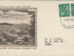 75765 - NEW ZEALAND - Postal History - Pictorial stamps FDC COVER - Birds 1935