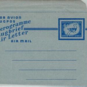 75768 - SWA - Postal History - Postal Stationery AEROGRAMME Birds