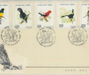 75747 - PERU - Postal History - FDC COVER - Birds 1972
