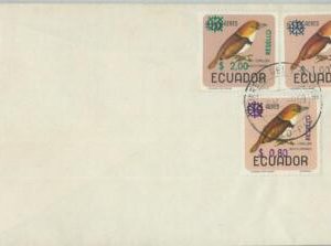 75746 - ECUADOR - Postal History - FDC COVER - Birds 1969 - OVERPRINTED STAMPS