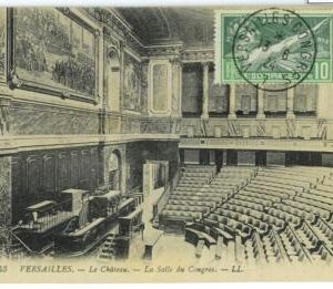 BK1941 - FRANCE - POSTAL HISTORY - 1924 Olympic Games STAMP on VERSAILLES Card