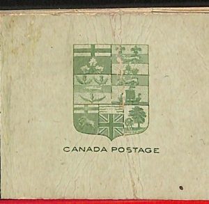 P4066c CANADA 1913 BOOKLET S.G. SB 4, MNH ,INCOMPLETE BOOKLET 2 compl.pains