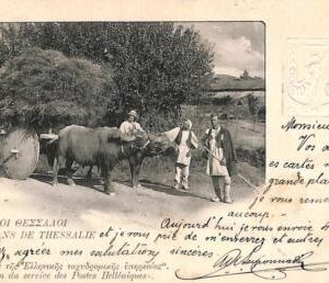 ac8589 - GREECE - VINTAGE POSTCARD - Thessalie - 1901