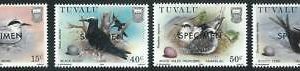 70732 -  TUVALU - STAMP :   BIRDS  4 values MNH - Overprinted SPECIMEN