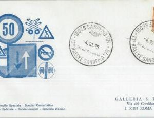 75820 - ITALY  - Postal History - EVENT Postmark 1975 Auto CARS San Remo RALLY