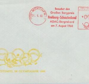 75802 - GERMANY - Postal History - EVENT Postmark 1960 Auto CARS
