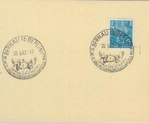 75807 - GERMANY DDR - Postal History - EVENT Postmark 1962 Auto CARS