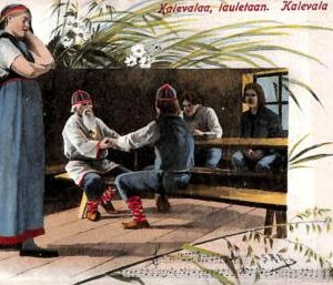 ac9762 - FINLANDIA - VINTAGE POSTCARD -  Kalevala