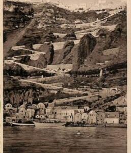 ac8545 - GREECE - VINTAGE POSTCARD - Santorin
