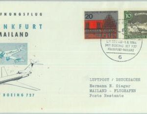83165 - GERMANY  - Postal History - FIRST FLIGHT:  Frankfurt - Milan 1964 # 554