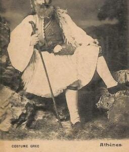 ac8700 - GREECE - VINTAGE POSTCARD - Athenes - 1903, Ethnic, Costume