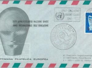 83115 - UNITED NATIONS - Postal History - SPECIAL FLIGHT:  Geniva - Venice 1970
