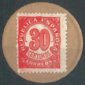 70758 - SPAIN  - SELLO MONEDA - Coin STAMP ! Very nice!