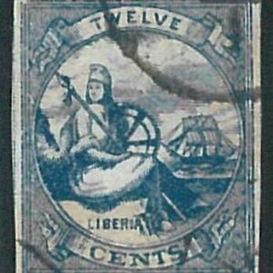 70502 -  LIBERIA  - STAMPS: Yvert & Tellier  #  2a IMPERF - Very Fine  USED