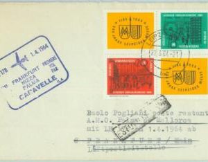 83174 - GERMANY DDR - Postal History - FIRST FLIGHT:  Frankfurt - PALMA 1964