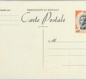 82073 - MONACO - Postal History - STATIONERY  CARD  Storch  #  D2  1975