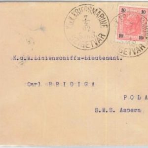 65679 - AUSTRIA -  POSTAL HISTORY - COVER from  Szigetvár 1902
