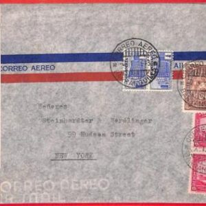 aa3614  - COLOMBIA  - POSTAL HISTORY -  Censored  AIRMAIL COVER to the USA 1943