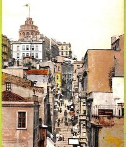 ac9920 - TURKEY - VINTAGE POSTCARD  - Constantinople - Rue Yuksek-Kalderim