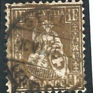 70795 - SWITZERLAND - STAMPS -  Yvert & Tellier #  41 -  USED