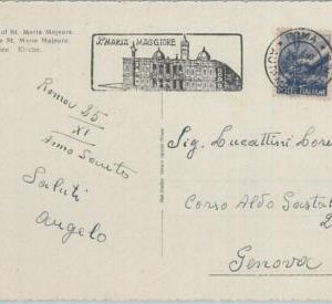 72932 -  ITALY - Postal History - POSTMARK on CARD - ARCHITECTURE 1960