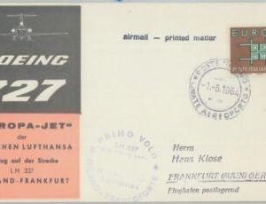 72120 - ITALY - Postal History - FIRST FLIGHT:  Milan - Frankfurt 1964 Lufthansa