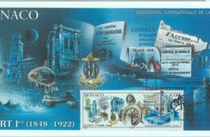 84731 - MONACO - oversized FDC MAXIMUM CARD 1997 - Fish BOAT