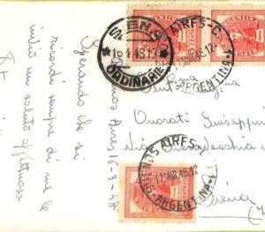 ac6407 - ARGENTINA - POSTAL HISTORY - Postcard to ITALY - 1948