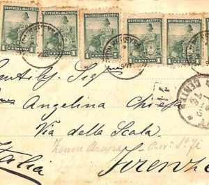 ac6406 - ARGENTINA - POSTAL HISTORY - Postcard from ZENON PEREYRA to ITALY  1902