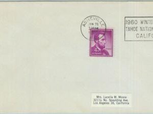68079 - USA - POSTAL HISTORY - 1960 WINTER OLYMPIC GAMES postmark: ASHVILLE