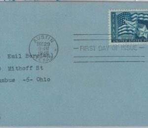 65636 - UNITED STATES USA -  FDC COVER  1945: Scott   # 938  - TEXAS
