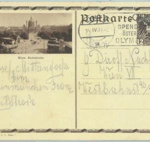 68099 - AUSTRIA -  POSTAL STATIONERY CARD - 1936 Olympic postmark: LINZ 2
