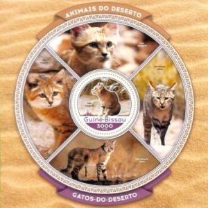 A7769 - Guinea-Bissau -  Stamp Sheet -2016 Animals CATS