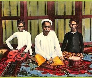 af3928 - BURMA -  VINTAGE POSTCARD - Ethnic