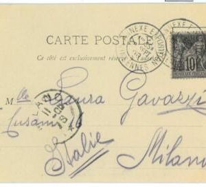 BK1876  - FRANCE - POSTAL HISTORY - RARE Olympic Games  EXPO 1900  POSTMARK