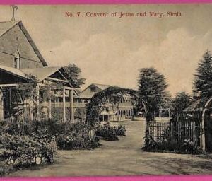 ag3696  - INDIA - VINTAGE POSTCARD - 1915 - Simla, Convent of Jesus and Mary