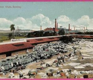 ag3833  - INDIA - VINTAGE POSTCARD -  Bombay, Dhobee Ghats
