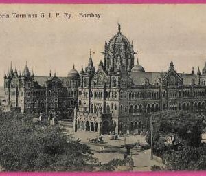 ag3839  - INDIA - VINTAGE POSTCARD - 1926 - Bombay