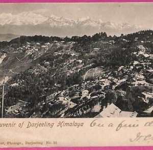 ag3896  - INDIA - VINTAGE POSTCARD  - 1904 - Darjeeling