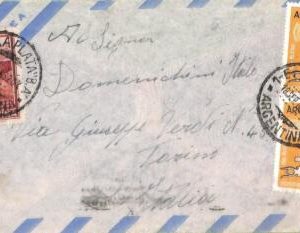 ac6418 - ARGENTINA - POSTAL HISTORY - AIRMAIL COVER: La Plata to ITALY 1963