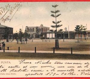 aa4026  - PERU  - VINTAGE POSTCARD  Postal History  - LA PUNTA  1907