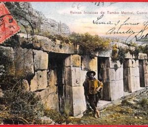 aa4024  - PERU  -  VINTAGE POSTCARD  Postal History  -  CUZCO 1910