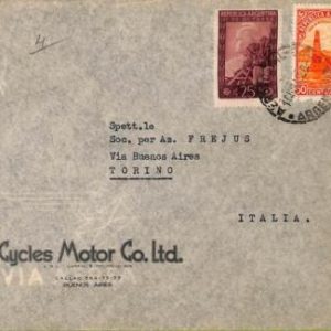 ac6434 - ARGENTINA - POSTAL HISTORY - AIRMAIL  COVER  to  ITALY  1945