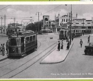 ac9970-TURKEY-VINTAGE POSTCARD-Place de Taxim et Monument de la Republique -1923