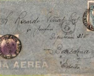 ac6463 - ARGENTINA - POSTAL HISTORY - Double CENSORED COVER to SPAIN  1942