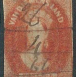 70234 - AUSTRALIA Tasmania - STAMP: Stanley Gibbons #27 Fine  Used PEN POSTMARK