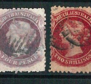 70246 - SOUTH AUSTRALIA - STAMP:  set of 2 Fine  Used stamps