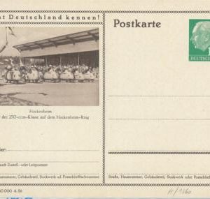 75908 - GERMANY  - Postal History - POSTAL STATIONERY CARD Motorcycle Race 1956